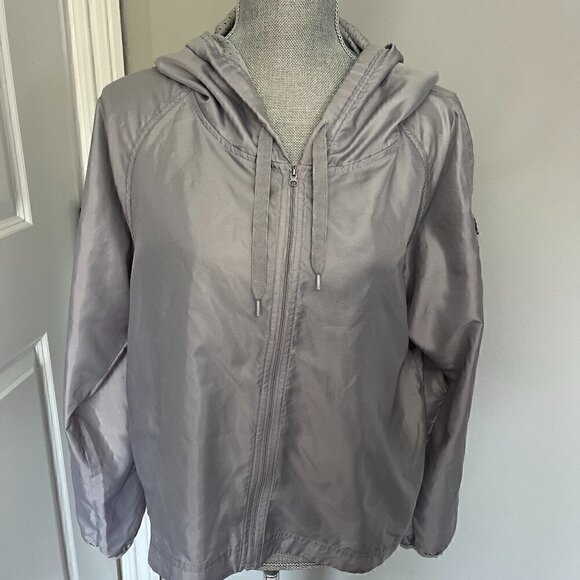 Champion Jackets & Blazers - Women's Champion Light Weight Gray Running Jacket Size M EUC